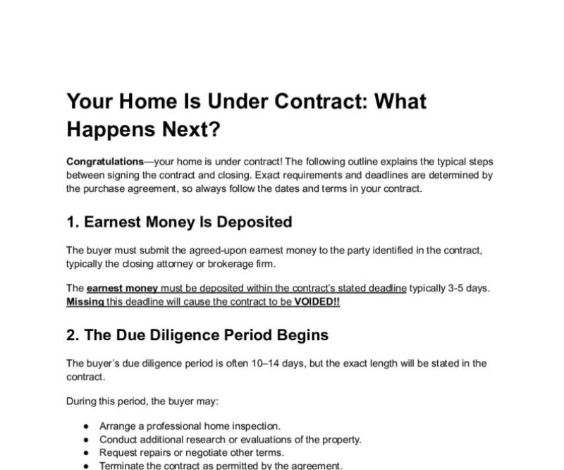 Seller Under Contract document preview